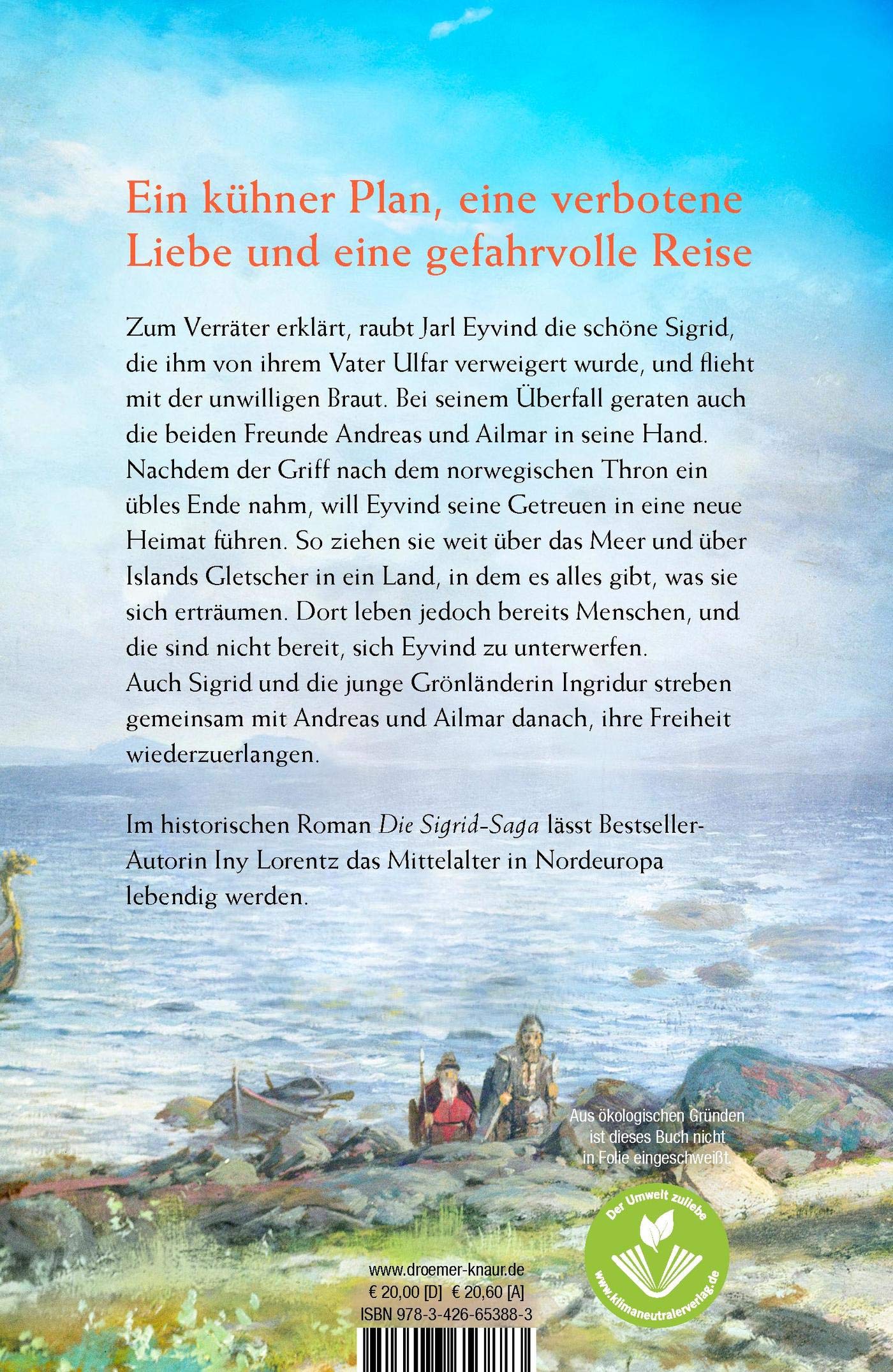 Coperta cărții "Die Saga von Vinland: Historischer Roman" de autor necunoscut