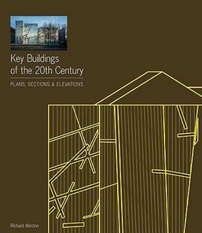 Coperta cărții "Key Buildings of the 20th Century: Plans, Sections and Elevations" de autor necunoscut