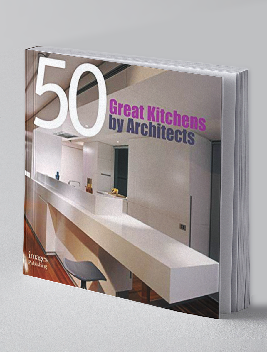 Coperta cărții "50 Great Kitchens by Architects" de autor necunoscut