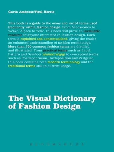 Coperta cărții "Visual Dictionary of Fashion Design" de autor necunoscut