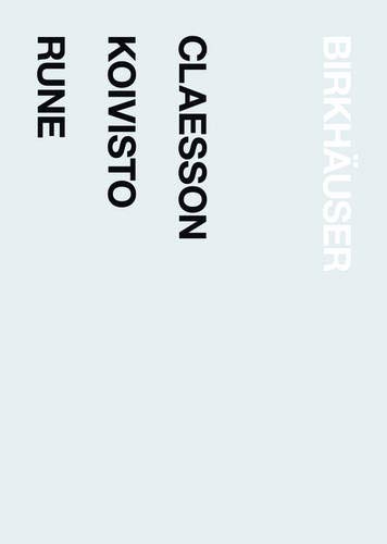 Coperta cărții "Claesson Koivisto Rune" de autor necunoscut