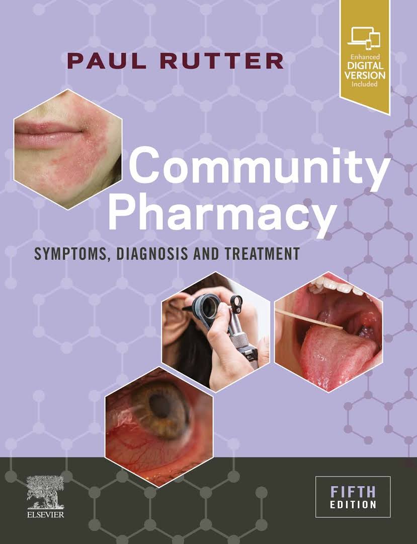 Coperta cărții "Community Pharmacy: Symptoms, Diagnosis and Treatment" de autor necunoscut