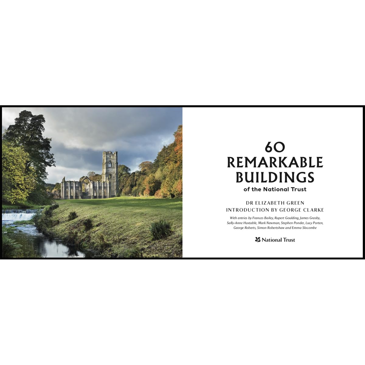 Coperta cărții "60 Remarkable Buildings of the National Trust" de autor necunoscut