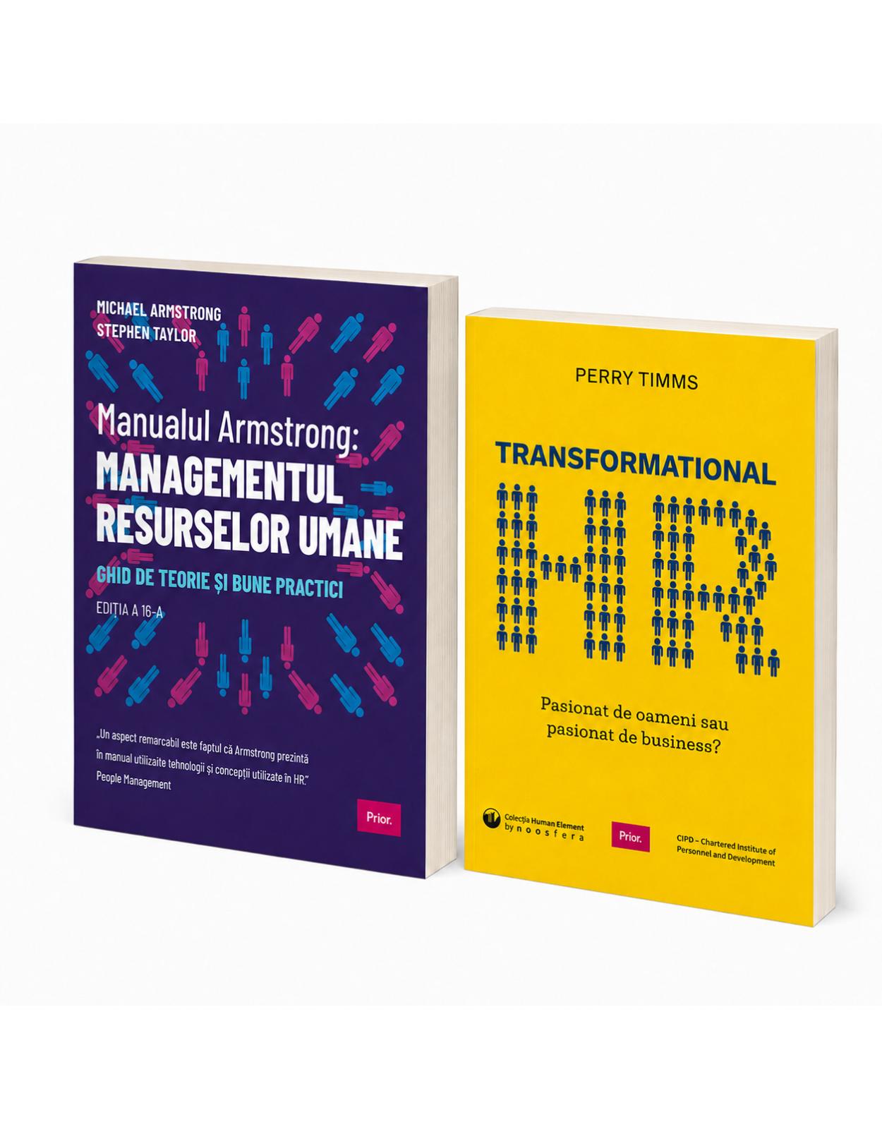 Pachet HR Premium  Manualul Armstrong: Managementul Resurselor Umane + Transformational HR