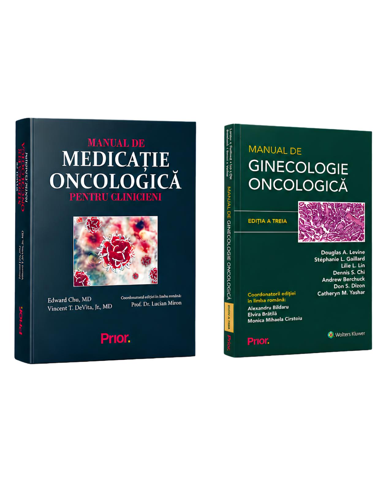 Pachet Ginecologie Oncologica si Medicatie Oncologica  2 manuale clinice pentru diagnostic si tratament