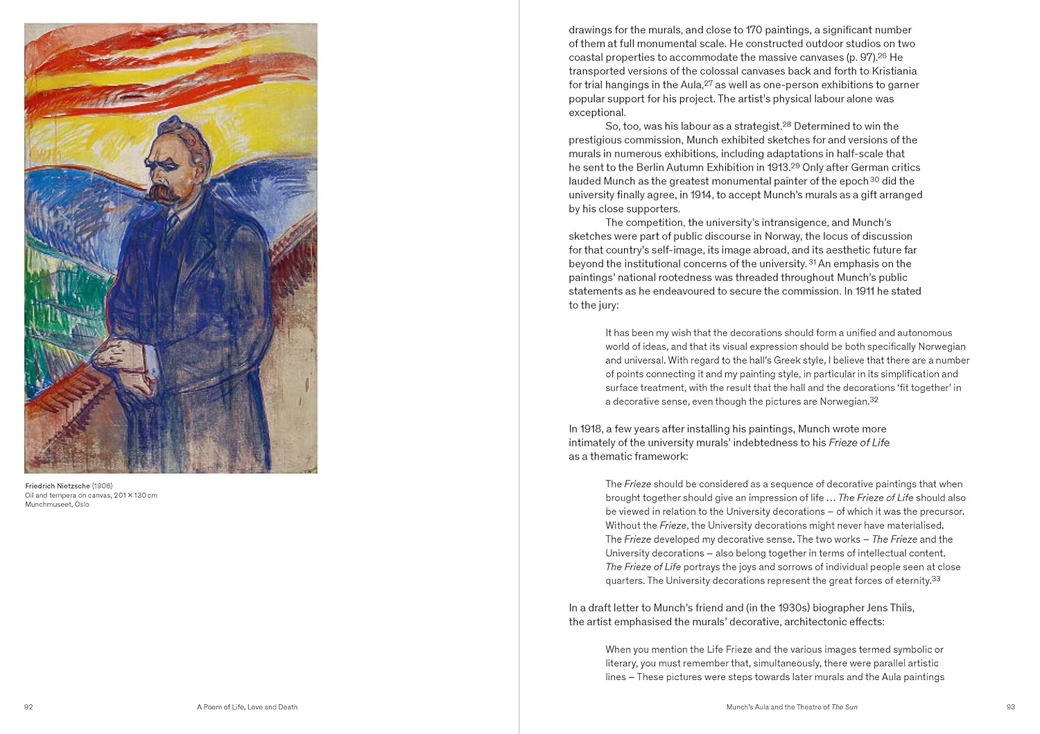 Coperta cărții "Edvard Munch: A Poem of Life, Love and Death" de autor necunoscut