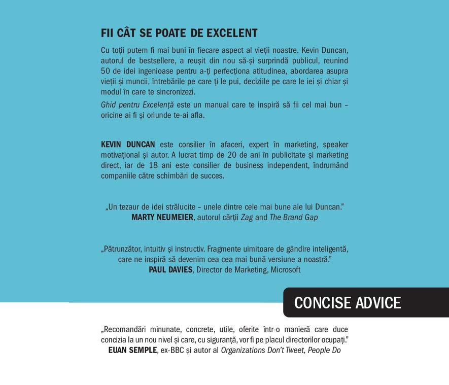 Coperta cărții "Ghid pentru Excelenta" de autor necunoscut