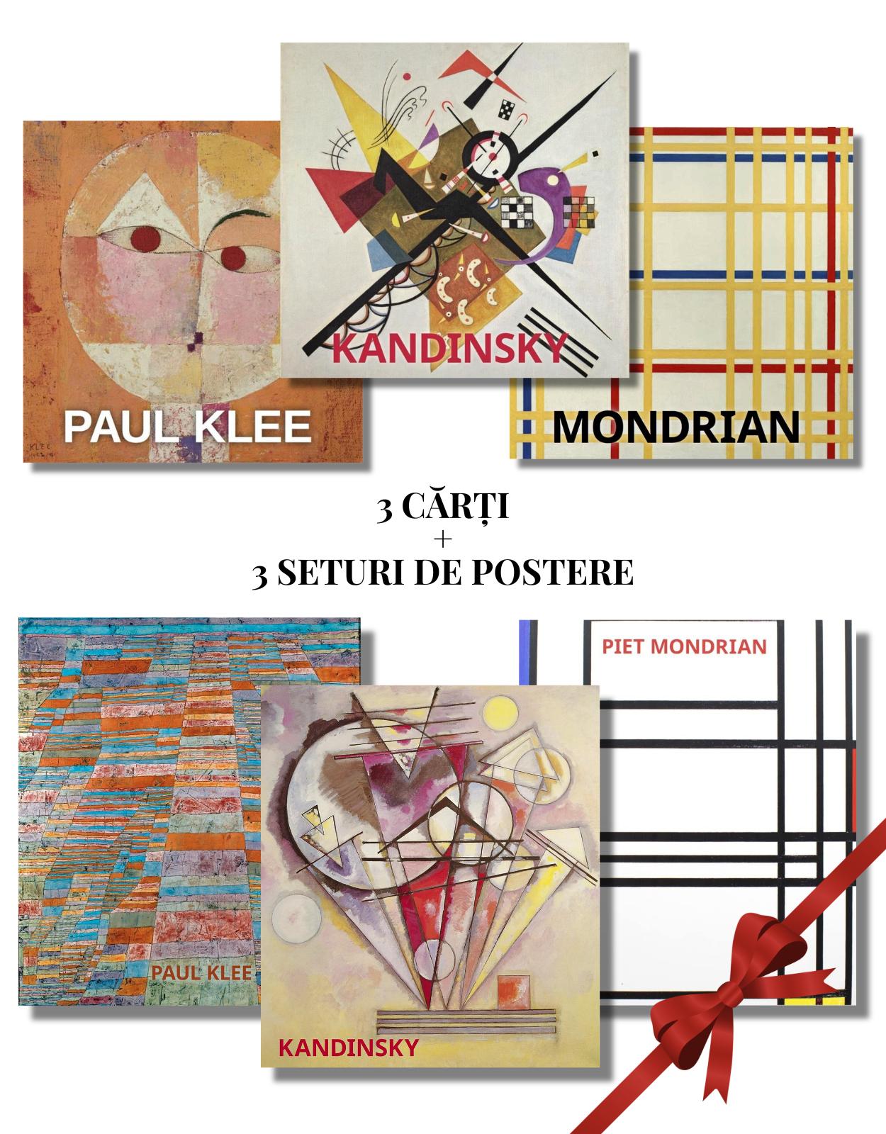 Pachet Artă abstractă (3 albume de artă + 3 seturi x 12 postere)