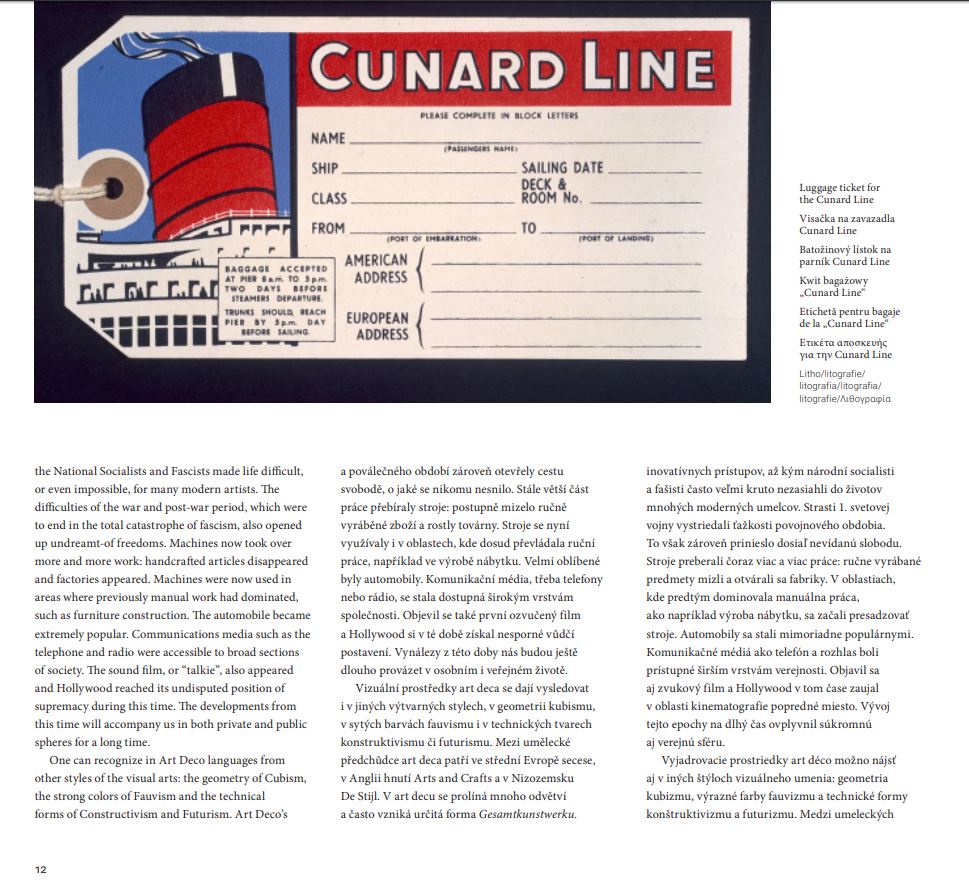 Coperta cărții "Album de arta &quot;Art Deco" de autor necunoscut