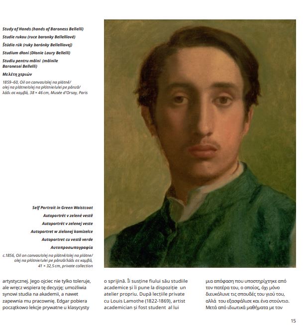 Coperta cărții "Album de arta Degas" de autor necunoscut